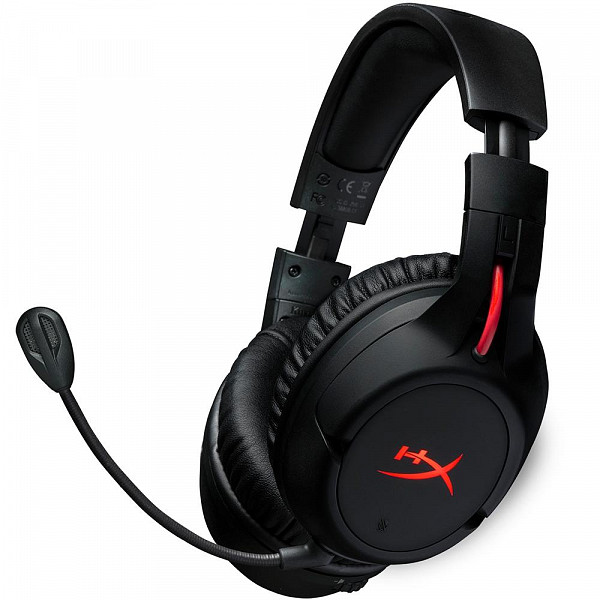 Headset Sem Fio Gamer HyperX Cloud Flight, LED, Drivers 50mm, Preto - HX-HSCF-BK/AM