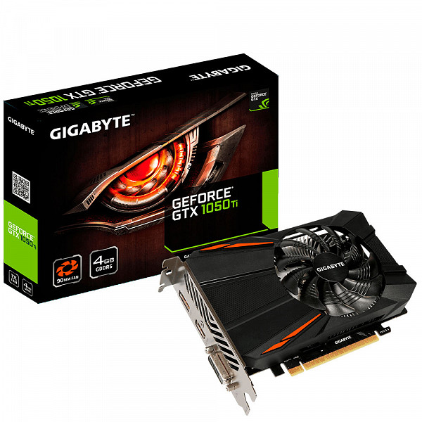 Placa de Video Gigabyte Geforce Gtx 1050 Ti D5, 4GB Gddr5 128Bit GV-N105TD5-4GD