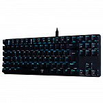 Teclado Mecânico Gamer T-Dagger Bora, Preto, Switch Blue, ABNT2 - T-TGK313-BLUE