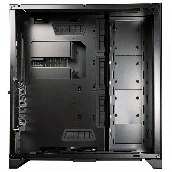 Gabinete Lian Li 011 Dynamic XL ROG Edition Preto Full Tower Lateral de Vidro Temperado - 011DXL-X