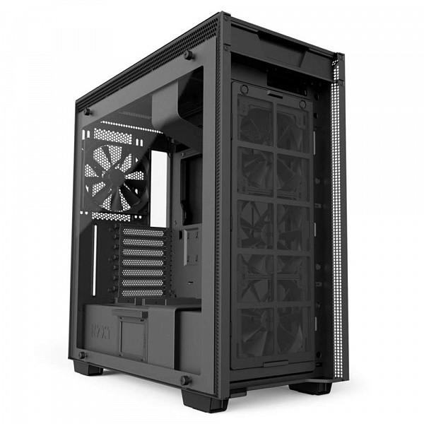 Gabinete H700I Matte Black Rgb Tg Ca-H700W-BB Nzxt