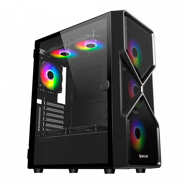 Gabinete Gamer Redragon Superion Vidro Temperado GC-MB211 Sem Fans
