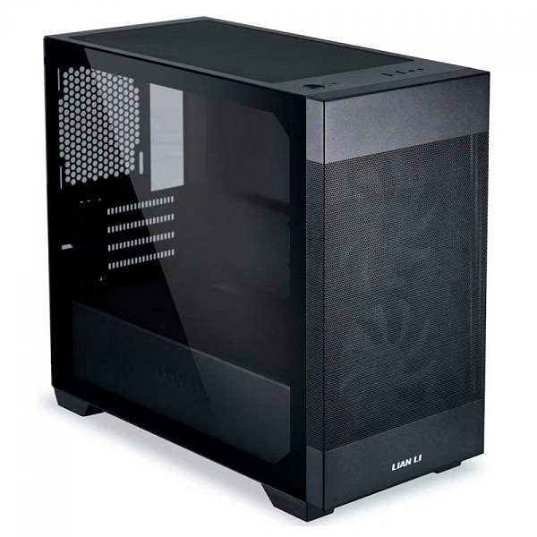 Gabinete Gamer Lian Li Lancool 205M, Mesh, RGB, Mid Tower, Vidro Temperado, Sem Fonte, Preto, 2 Fans
