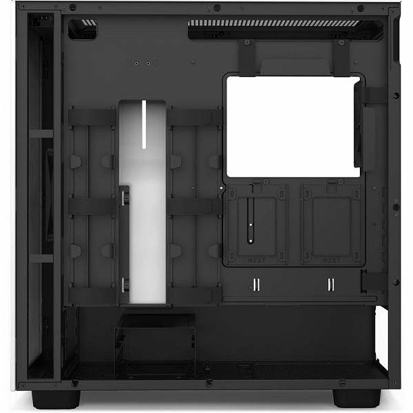 Gabinete NZXT H7, Mid Tower, ATX, Lateral em Vidro Temperado, 2x Fans, Preto e Branco - CM-H71BG-01