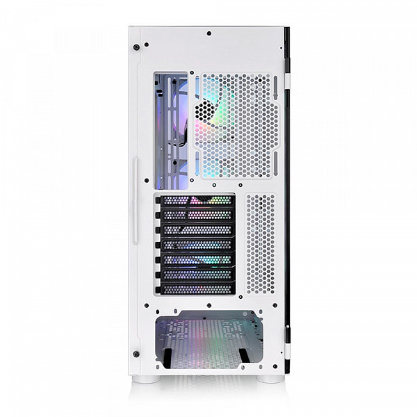 Gabinete Gamer Thermaltake H570 TG Snow ARGB, Mid Tower, Vidro Temperado, White, E-ATX, Sem Fonte, Com 4 Fans, CA-1T9-00M6WN-00