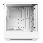 Gabinete Gamer NZXT H5 Flow RGB, Mid-Tower, Lateral de Vidro com 4 Fans, Branco - CC-H51FW-R1