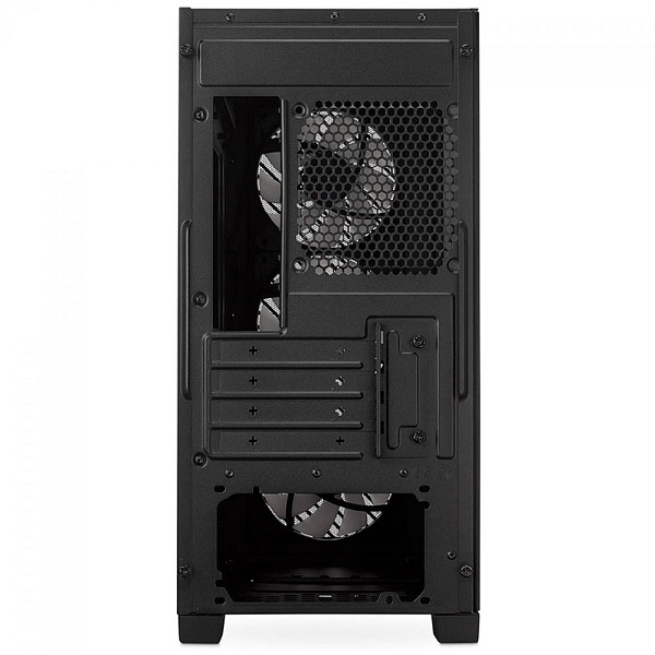 Gabinete Gamer Cooler Master Elite 301, ARGB, Vidro Temperado, Mid Tower, mATX, Com 3 Fans, Preto, E301-KGNN-S00