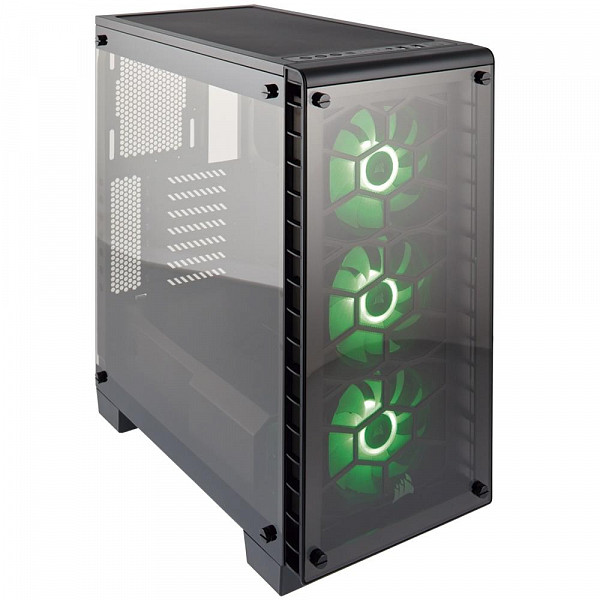 Gabinete Corsair Gamer Crystal Series 460X RGB Vidro Temperado ATX CC-9011101-WW