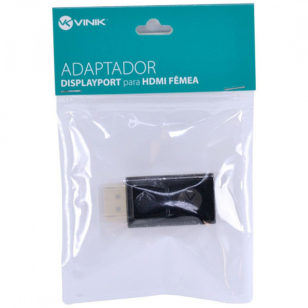 Adaptador Displayport V1.1 Macho x Hdmi Femea