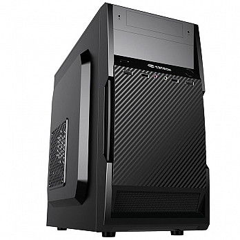 Gabinete C3 Tech com Fonte 200W, Micro-ATX, Preto - MT-25V2BK