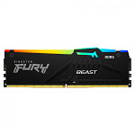 Memória DDR5 Kingston Fury Beast EXPO, RGB, 8GB, 5600Mhz, Black, KF556C36BBEA-8