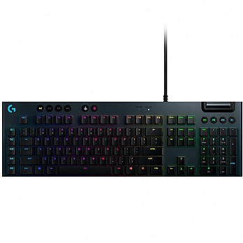 Teclado Mecânico Gamer Logitech G815, Design ultrafino, RGB, Switch GL Tactile Marrom, US - 920-008984