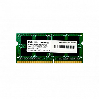 Memória Notebook BLUECASE 8GB DDR4-2400 SODIMM BMTSO4D24M12VP17/8G