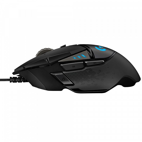 Mouse Gamer Logitech G502 HERO 16K RGB Lightsync 16000DPI - 910-005550