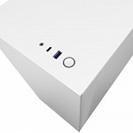 Gabinete Gamer NZXT H510, Mid Tower, com FAN, Lateral em Vidro, Branco - CA-H510B-W1