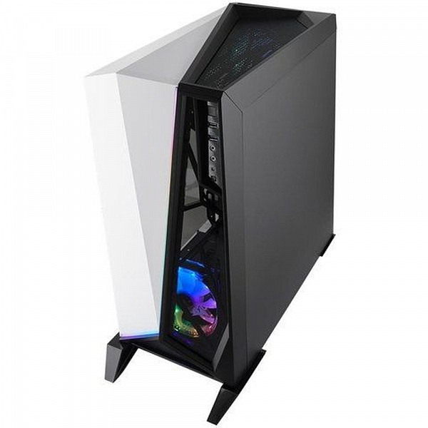 Gabinete Gamer Corsair Carbide Series Spec-Omega Tg Hd120 Rgb White Tempered Glass Mid Tower C/Janela - CC-9011141-WW