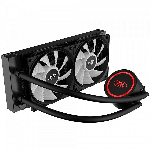 Water Cooler Deepcool Gammaxx L240T Red, 240mm, Led Vermelho - DP-H12RF-GL240TR