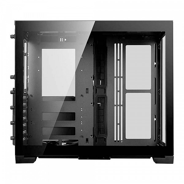 Gabinete Lian Li Dynamic Mini, Mini Tower, Vidro Temperado, Black, ATX, Sem Fonte, Sem Fans, O11D MINI-W