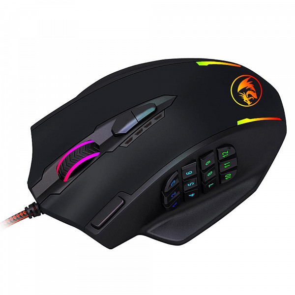 Mouse Gamer Redragon Impact RGB, 12400dpi - M908