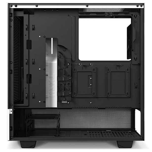 Gabinete Gamer NZXT H510 Flow, MId Tower, RGB, com FAN, Lateral em Vidro Temperado, Branco - CA-H52FW-01