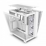 Gabinete Gamer NZXT H9 Elite, Mid Tower, RGB, ATX, Lateral, Frontal e Topo em Vidro, Branco - CM-H91EW-01