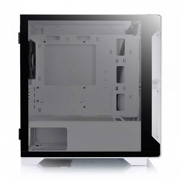 Gabinete Gamer ThermalTake S100, Mini Tower, Vidro Temperado, White, ATX, Sem Fonte, Com 1 Fan, CA-1Q9-00S6WN-00