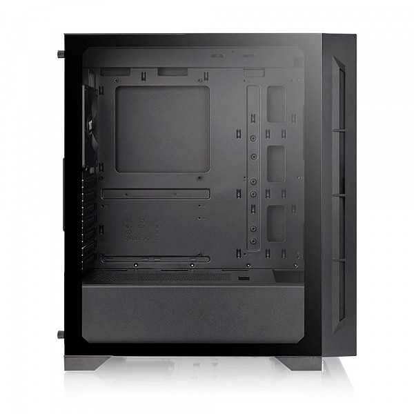 Gabinete Gamer Thermaltake H330 TG, Mid Tower, Vidro Temperado, Black, ATX, Sem Fonte, Com 1 Fan, CA-1R8-00M1WN-00