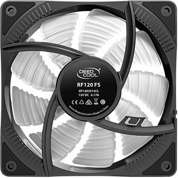 Cooler para Gabinete Deepcool RF120 FS RGB 120mm, DP-FLED3-RF120-FS