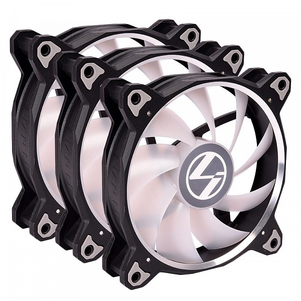 Cooler FAN Lian Li Bora Lite Black, 120mm, RGB - BR LITE 120-3 BLACK