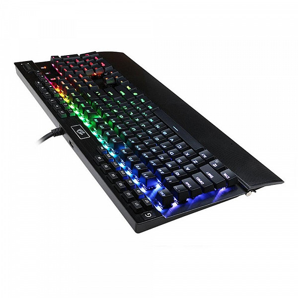 Teclado Mecânico Gamer Redragon Yama RGB, Outemu Purple, Anti-Ghosting, Descanso de Pulso, Preto - K550RGB-1