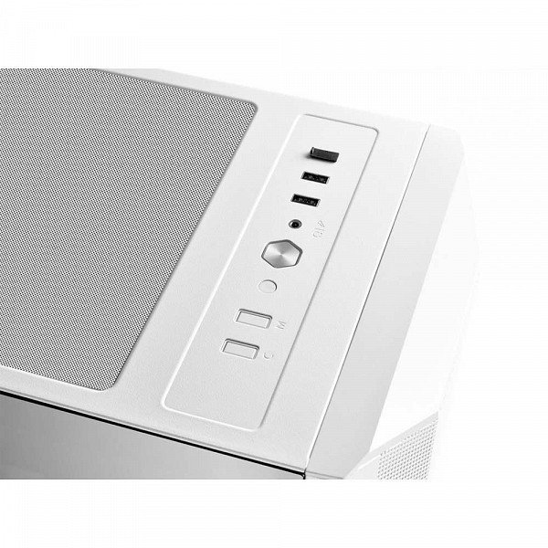 Gabinete Gamer Lian Li, Lancool II Mesh RGB, Mid Tower, Vidro Temperado, White, Sem Fonte, Com 3 Fans 120