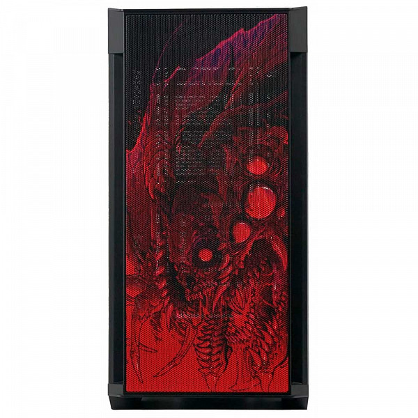 Gabinete Gamer ReDragon Infernal Dragon Strafe, Mid Tower, Vidro Temperado, Black, ATX, Sem Fonte, Sem Fan, GC-706IF