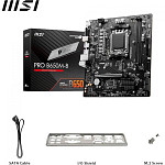 Placa Mãe MSI PRO B650M-B, Chipset B650, AMD AM5, mATX, DDR5, 911-7E28-016