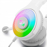 Headset Gamer Redragon Pandora 2 Lunar, RGB, USB + 3.5mm, Branco - H350RGB-1