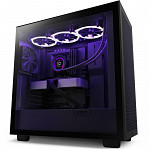 Gabinete NZXT H7 Flow, Mid Tower, ATX, Lateral em Vidro Temperado, 2x Fans, Preto - CM-H71FB-01