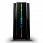 Gabinete BlueCase BG-027 RGB Lateral Acrilico Preto BG027GCASE