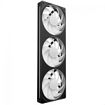Kit Fan 360mm NZXT F360 RGB Core, 3 Ventoinhas De 120mm, Single-Frame, Preto, RF-U36HF-B1