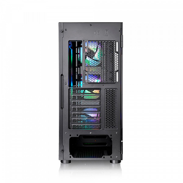 Gabinete Gamer Thermaltake H570 TG ARGB, Mid Tower, Vidro Temperado, Black, E-ATX, Sem Fonte, Com 4 Fans, CA-1T9-00M1WN-00