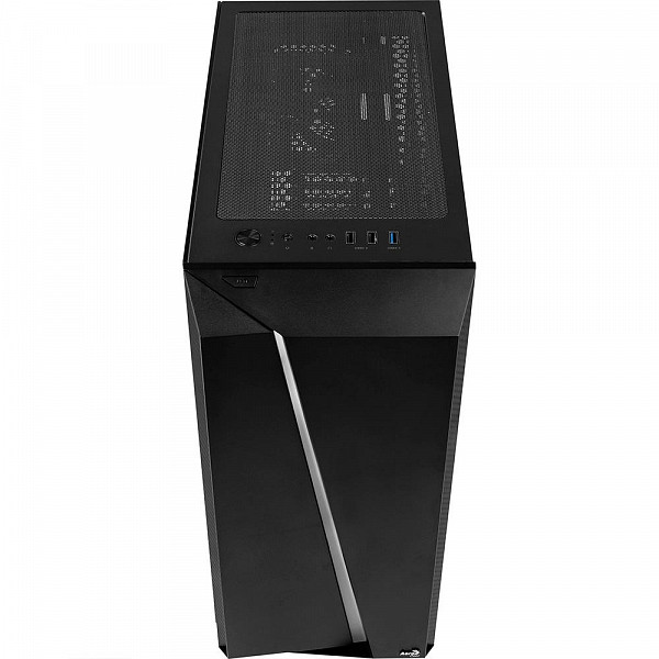Gabinete Gamer Aerocool Cylon Pro G BK V2 ATX, RGB, com FAN, Lateral em Vidro - 68522