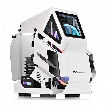 Gabinete Gamer Thermaltake AH T200 Snow, Vidro Temperado, White, Sem Fonte, CA-1R4-00S6WN-00