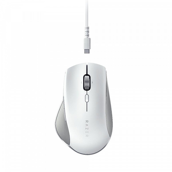 Mouse Sem Fio Gamer Razer Pro Click, Bluetooth, Optical Switch, 8 Botões, 16000DPI, Mercury White - RZ01-02990100-R3U1