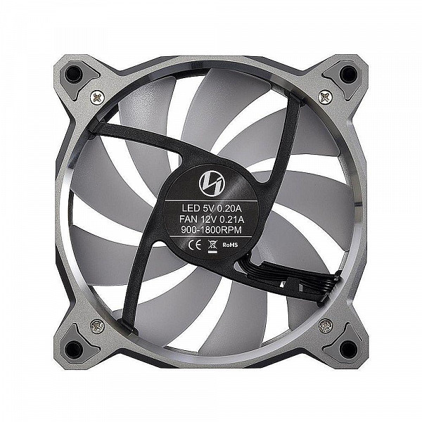 Cooler Fan Lian Li Bora Digital, 3 Unidades, 120mm, RGB, GRAY
