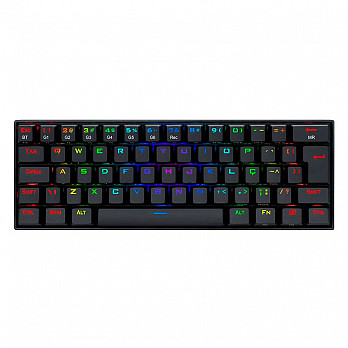 Teclado Gamer Redragon Mecânico Draconic 60% Rgb Switch Brown K530 Sem Fio
