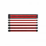 Cabo Mod Sleeved Preto e Vermelho 30cm Thermaltake AC-033-CN1NAN-A1