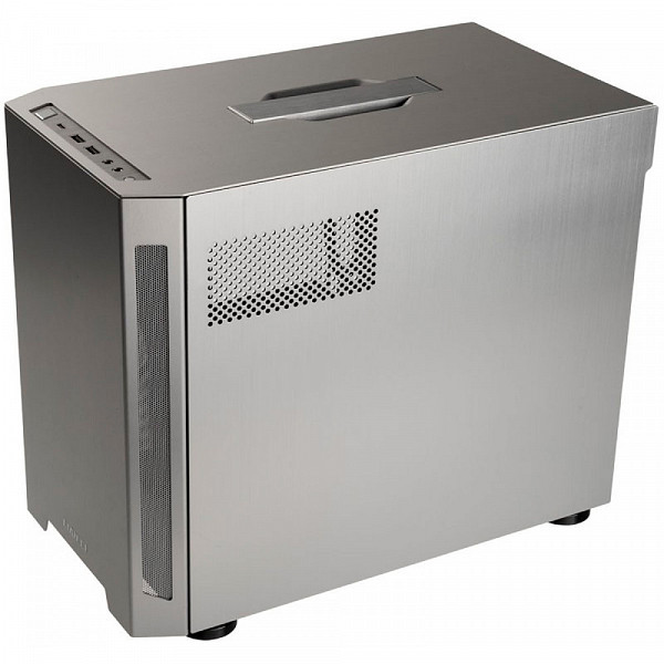 Gabinete Gamer Lian Li TU150WA, Mini Tower, Janela Lateral, Silver, Sem Fonte, Sem Fan