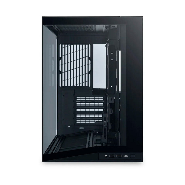 Gabinete Gamer Lian Li O11 Dynamic Mini V2, Midi Tower, Lateral em Vidro, Sem Fans, Preto - O11DMIV2X