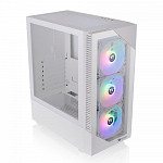 Gabinete Gamer Thermaltake View 200 TG ARGB Snow, Mid Tower, Vidro Temperado, ATX, White, Sem Fonte, Com 3 Fans, CA-1X3-00M6WN-00