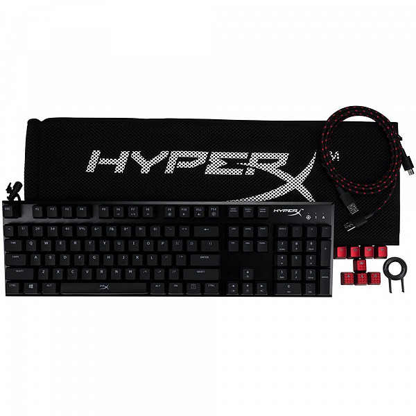 Teclado Gamer HyperX Alloy FPS Mecânico Cherry MX Brown US - HX-KB1BR1-NA-A4