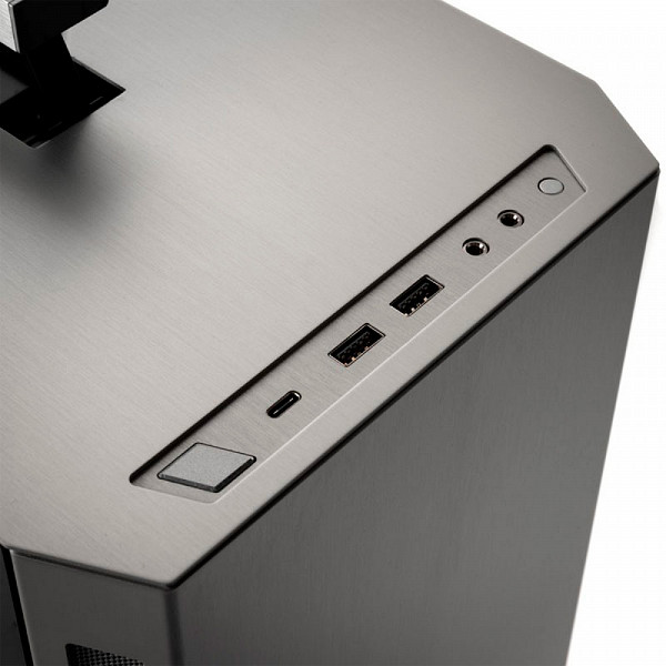 Gabinete Gamer Lian Li TU150WA, Mini Tower, Janela Lateral, Silver, Sem Fonte, Sem Fan