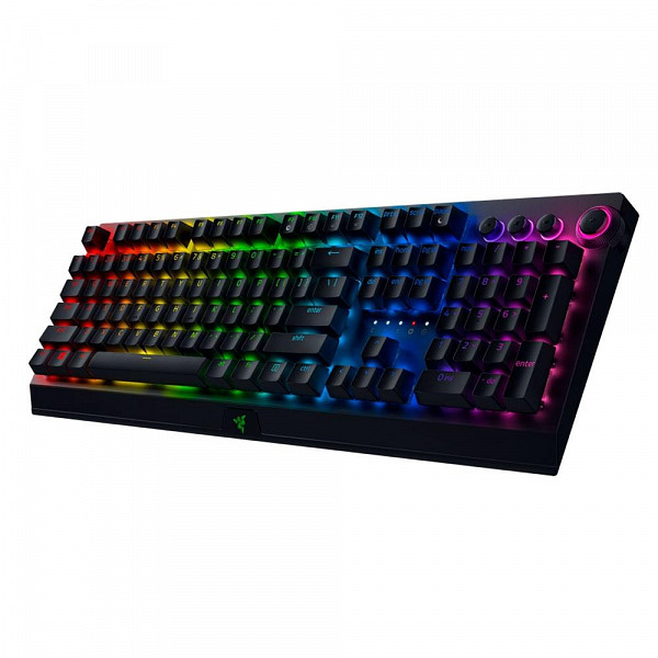 Teclado Sem Fio Mecânico Gamer Razer BlackWidow V3 Pro, Chroma, Razer Switch Green, US - RZ03-03530200-R3U1